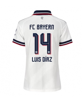 Bayern Munich Luis Diaz #14 Maglia Gara Trasferta Repliche 2026-27 Donna Maniche Corte